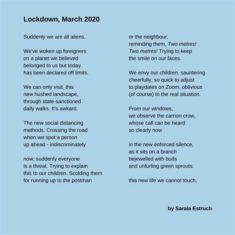Lockdown Poems Ledbury Poetry Festival