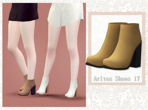 Suede Leather Boots 17 The Sims 4 Catalog