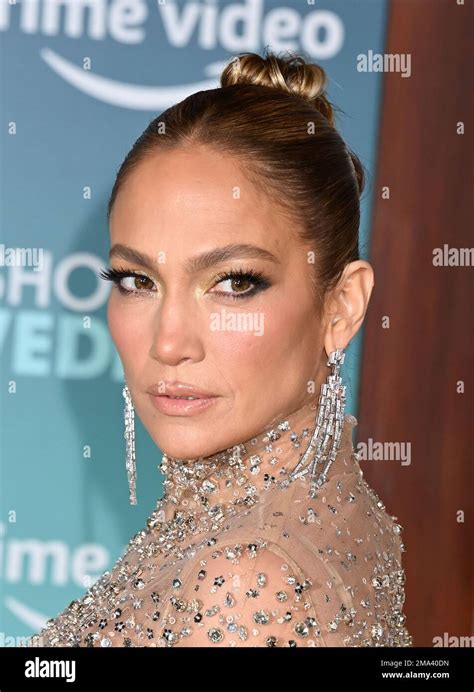 Hollywood Usa 18th Jan 2023 Jennifer Lopez Arriving At Prime Video