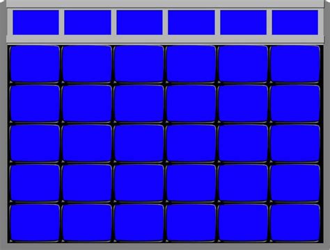 Blank Jeopardy Board 1991 By Wheelgenius Jeopardy Template