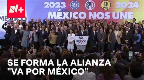 Va Por México revive PRI PAN y PRD anuncian su coalición para