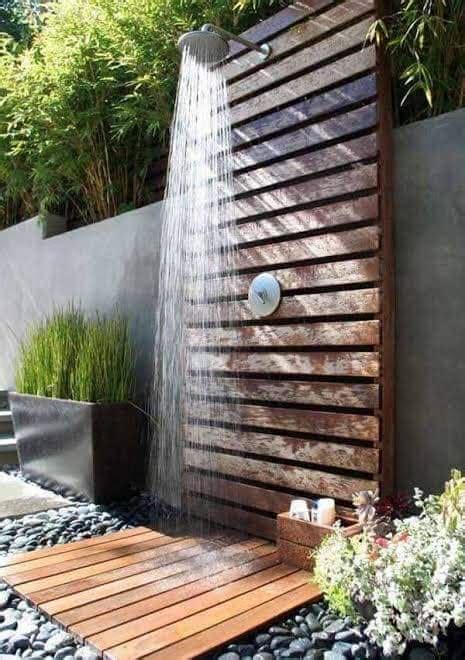 Outdoor Shower An Inexpensive Luxury The Wellbeing Barista