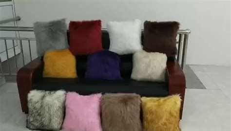 Hairy Faux Bolster For Sofa Chair Hairy Faux Bolster For Sofa Chair