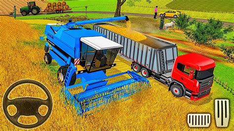 Harvester Tractor Farming Simulator 2020 Real Tractor Driving