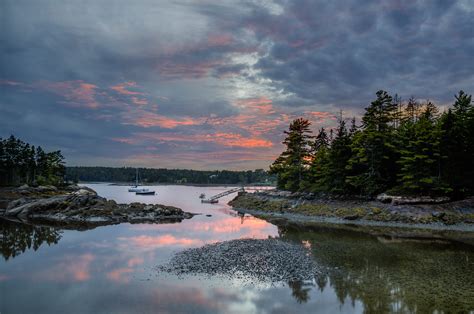 Sunset Over Somes Sound Mt Desert Island Maine ~ Just An Flickr