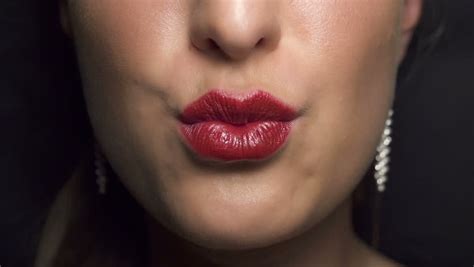 Lipstick Kiss Stock Footage Video Shutterstock