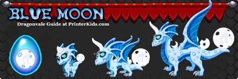 All About The Bluemoon Dragon Dragonvale Guide Printerkids