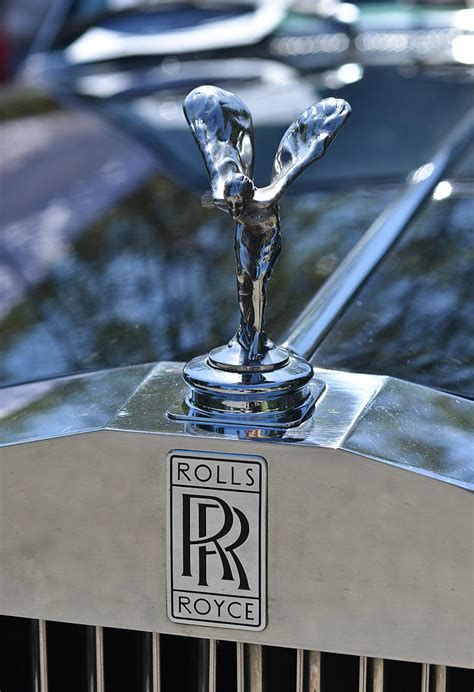 Rolls Royce Emblem On Car Rolls Royce Emblem High Resolution Stock