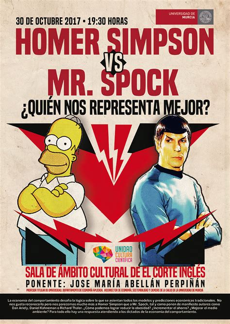 Homer Simpson Vs Mr Spock ¿quién Nos Representa Mejor Ucci