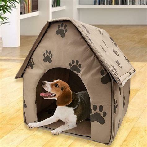 Portable Dog House Foldable Winter Pet Bed Nest