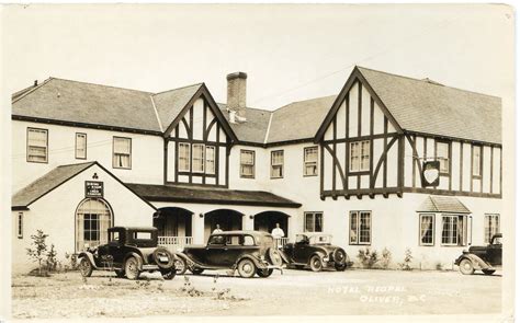 Hotel Reopel Oliver Bc 1930s Postcard Photo British Columbia