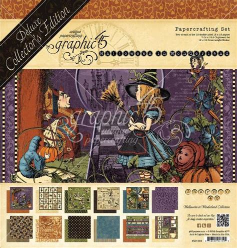 Graphic 45 Deluxe Collectors Edition Halloween In Wonderland
