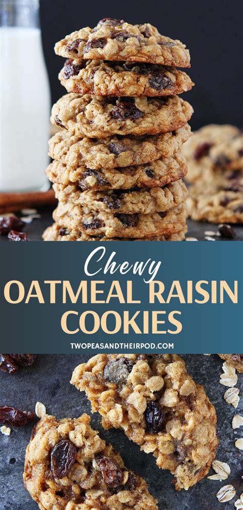 Raisin filled cookie bars recipe? Chewy Oatmeal Raisin Cookies - #chewy #Cookies #oatmeal # ...