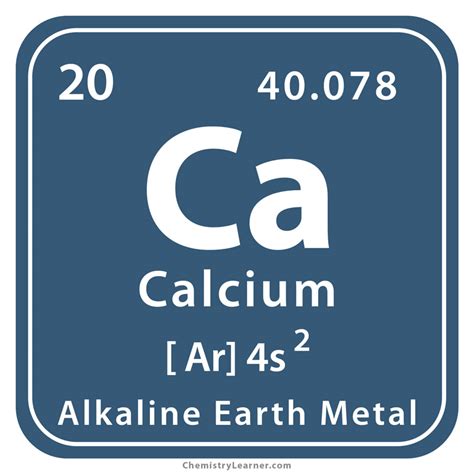 Calcium Facts Symbol Discovery Properties Uses