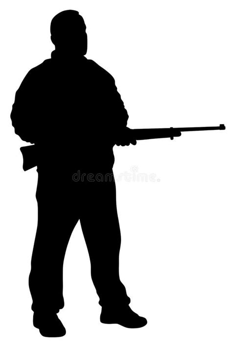 Shooter Stock Vector Illustration Of Pistol Sniper 53917729