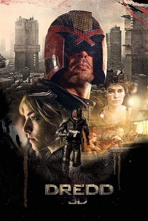 Dredd Movie Poster X Inches Karl Urban Ebay