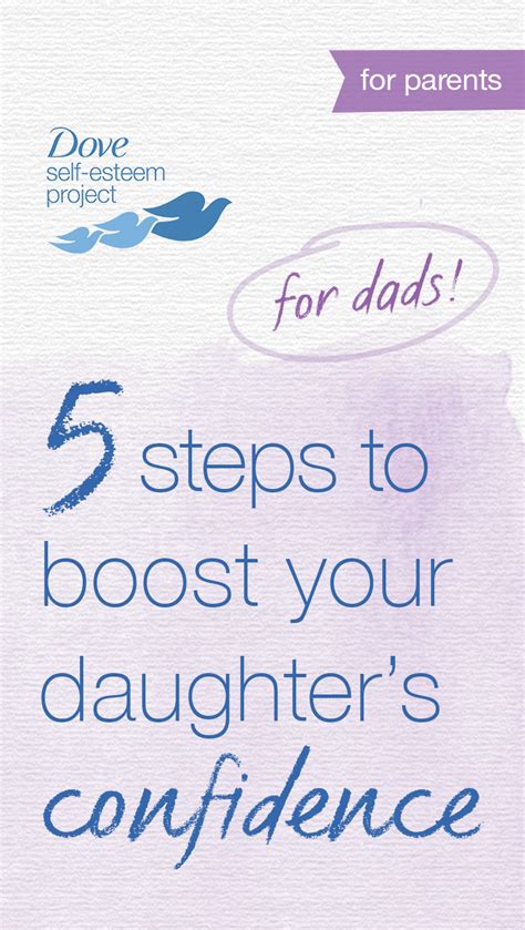 5 steps to boost your daughter s confidence selfesteemproject dovepartner self esteem