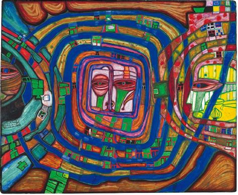 Hundertwasser Portrait Hundertwasser Hundertwasser Kunst Malerei My Xxx Hot Girl