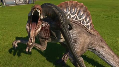 Jurassic World Evolution Indoraptor Vs Spinosaurus