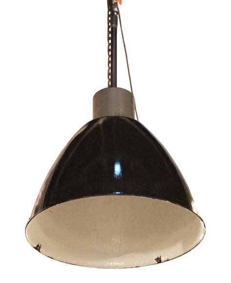 All the world's a stage when you buy this globe pendant streaming light. Black Enamel Industrial Pendant Light | Olde Good Things