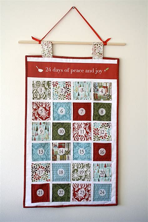 Advent Calendar Wall Hanging A Tutorial — Lee Heinrich Designs Modern