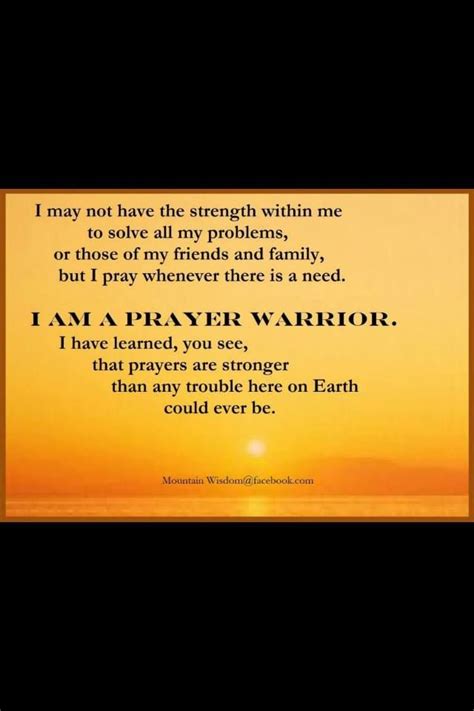 Prayer Warrior Quotes Quotesgram