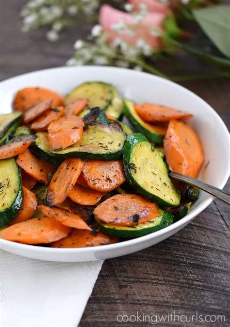 This page is about how to cook baby marrow,contains baby marrow foil parcels,for the love of banting: Sauteed Zucchini and Carrots - Cooking With Curls