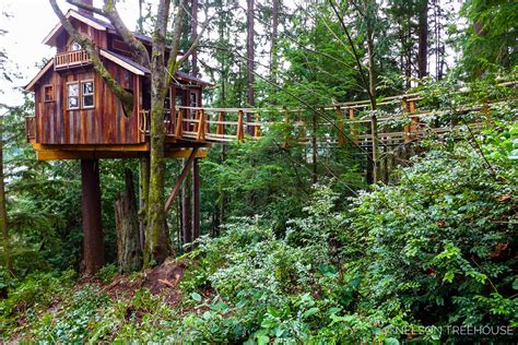 How We Build Bouncy Suspension Bridges To Treehouses Nelson Treehouse