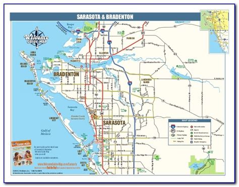 Map Of Sarasota Bradenton Florida Maps Resume Examples