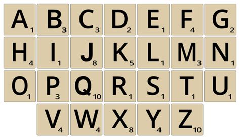 Printable Scrabble Tiles Pdf Cute For Cards Invitations Banners Etc
