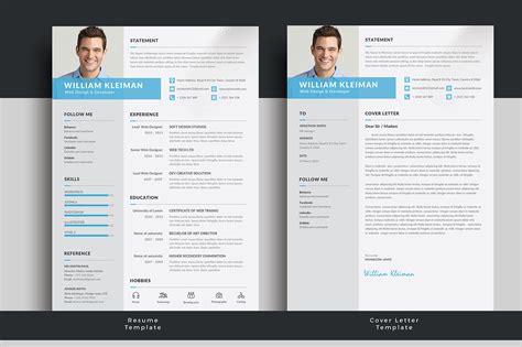 Professional And Clean Resume On Behance