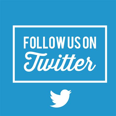 Follow Us On Twitter Logos