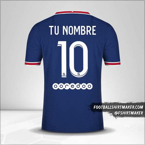 Away kit is used when the match is in another country or state. Crear camiseta Paris Saint Germain 2021/2022 con tu Nombre ...