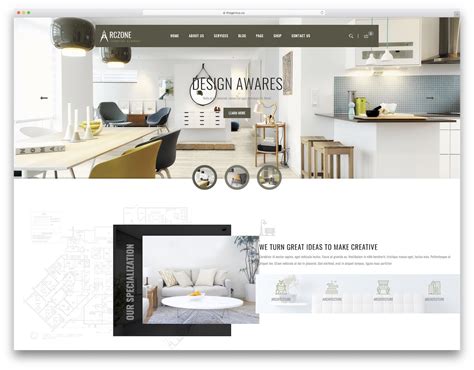 Arczone Design Decor Interior Design Website Template 