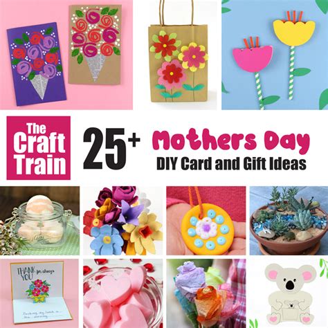 Mother's day diy photo gifts. Mothers Day DIY gift ideas | The Craft Train