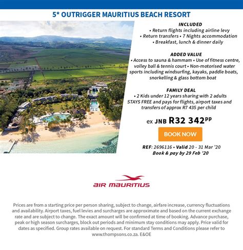 Mauritius Deals 2020 Fr Travel