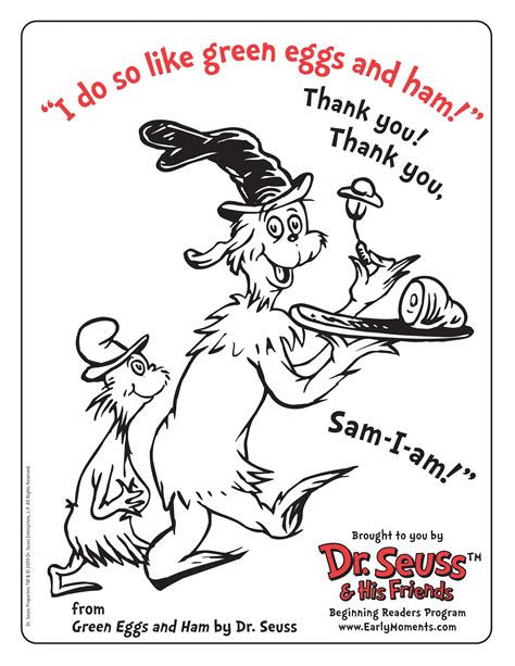 Dr seuss coloring pages printable archives in dr suess coloring. Dr Seuss Coloring Pages Green Eggs And Ham - Coloring Home