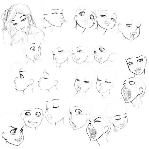 Pin By Ashe Monroe On Draw Cartoon Faces Character Design Drawing
