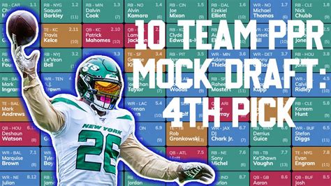 2020 fantasy football mock draft (10 team ppr picks + strategy). 2020 Fantasy Football Mock Draft | 4th Pick | 10 Team PPR ...