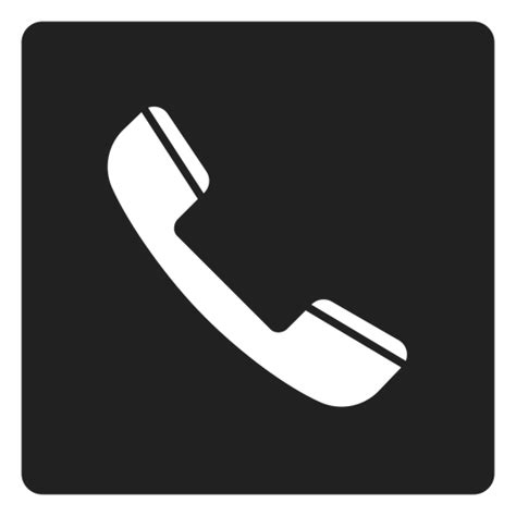 Simple Icono De Telefono Cuadrado Descargar Pngsvg Transparente