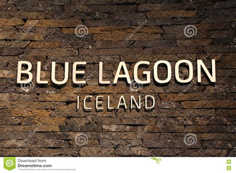 Famous Blue Lagoon Geothermal Spa In Iceland Editorial
