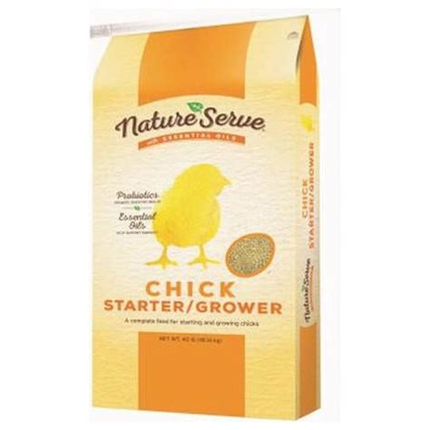 40 Lbs Natureserve Chick Starter And Grower With Essential Oils