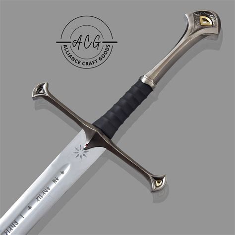 Lord Of The Rings Anduril Sword Of Narsil Replica Monogram Sword With