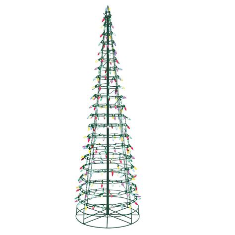 Home Accents Holiday 6 Ft Led Pre Lit Cone Tree With Star And 300