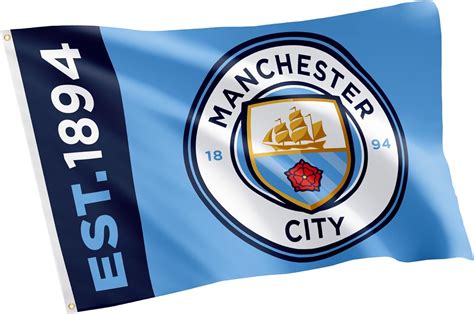 Manchester City Flag Man City Mcfc Football Soccer Premier