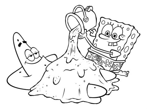 Desene Cu Spongebob De Colorat Imagini I Plan E De Colorat Cu Spongebob