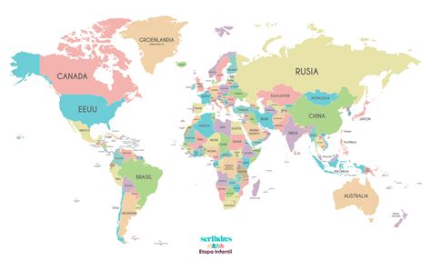Mapamundi 7 Mapas Del Mundo Para Descargar E Imprimir
