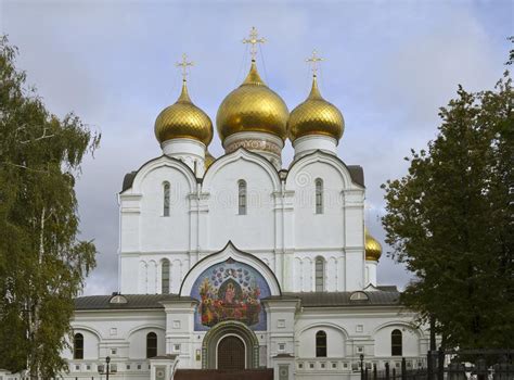 Assumption Cathedral Uspensky Sobor In Yaroslavl Stock Photo Image Of