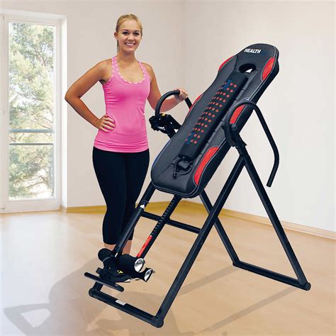 New Health Gear Itm 6000 Heat And Massage Inversion Table Free Shipping
