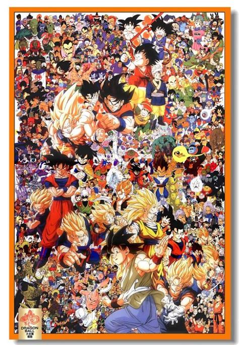 Fã art of goku and luffy for fãs of dragon ball z 35961796. Custom Canvas Art Dragon Ball Poster Dragon Ball Z Wall Stickers Anime Wallpaper Goku Gohan ...
